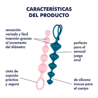 BOLITAS ANALES DE SILICONA SATISFYER LOVE BEADS
