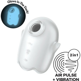 VIBRADOR SUCCIONADOR SATISFYER GLOWING GHOST