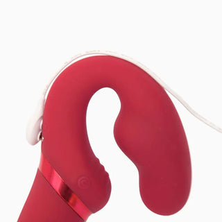 VIBRADOR CON ESTIMULADOR LOVENSE STRAPLESS CON APP LAPIS