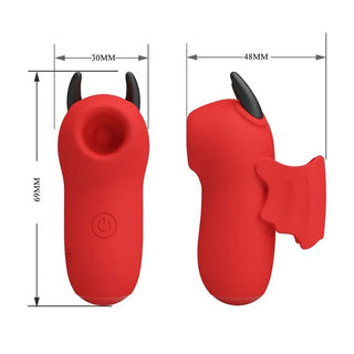 VIBRADOR SUCCIONADOR DE DEDO PRETTY LOVE MAGIC DEVIL