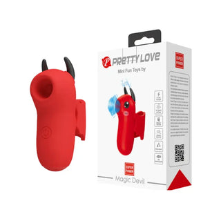 VIBRADOR SUCCIONADOR DE DEDO PRETTY LOVE MAGIC DEVIL