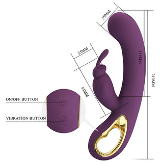 VIBRADOR CON ESTIMULADOR PRETTY LOVE CON APP LIAM