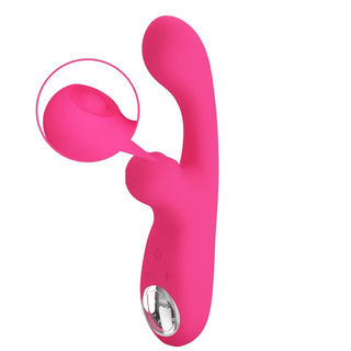 VIBRADOR SUCCIONADOR MOVIMIENTO PRETTY LOVE STAVROS