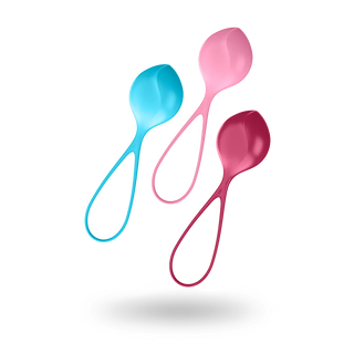 BOLITAS KEGEL SATISFYER CO3 SINGLES SET 3, STRENGTHENING BALLS.
