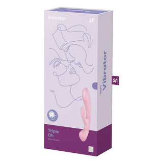 VIBRADOR MASAJEADOR SATISFYER DOS EN 1 TRIPLE OH
