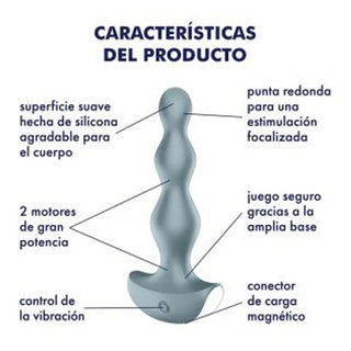 PLUG ANAL VIBRADOR SATISFYER LOLLI PLUG 2 VERDE