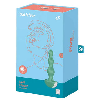 PLUG ANAL VIBRADOR SATISFYER LOLLI PLUG 2 VERDE