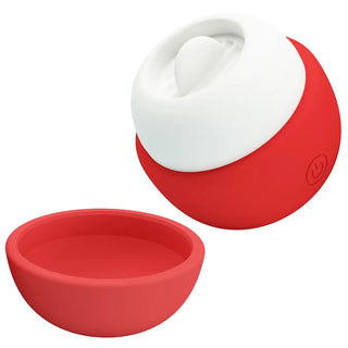 VIBRADOR MASAJEADOR SECRETO MANZANA ROJA