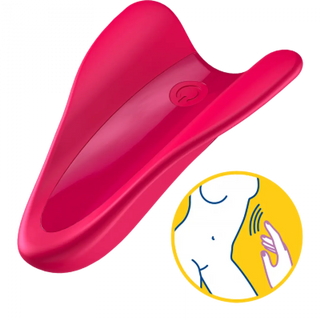 VIBRADOR ESTIMULADOR SATISFYER HIGH FLY ROJO