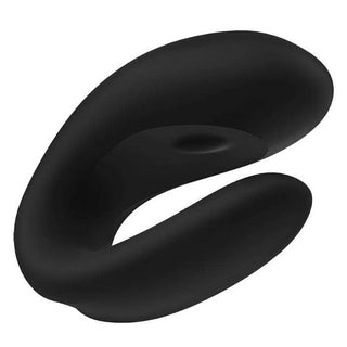 VIBRADOR PARA PAREJAS CON APP SATISFYER DOUBLE JOY NEGRO