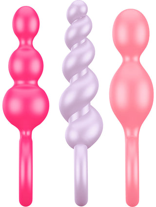 SET DE PLUG ANALES SATISFYER BOOTY CALL MULTICOLOR