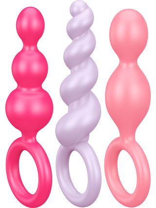 SET DE PLUG ANALES SATISFYER BOOTY CALL MULTICOLOR