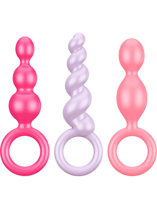 SET DE PLUG ANALES SATISFYER BOOTY CALL MULTICOLOR