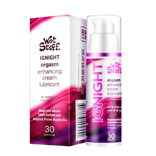 LUBRICANTE EXCITANTE A BASE DE AGUA EFECTO HORMIGUEO WET STUFF IGNIGHT 30 ML