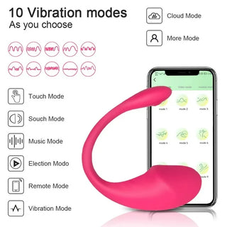 VIBRADOR ESTIMULADOR CON APP TIBBY FUSCIA