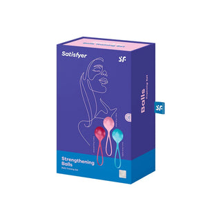 BOLITAS KEGEL SATISFYER CO3 SINGLES SET 3, STRENGTHENING BALLS.