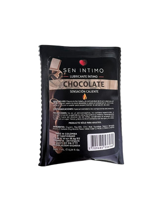 LUBRICANTE COMESTIBLE SEN INTIMO CHOCOLATE EFECTO CALOR 7ML