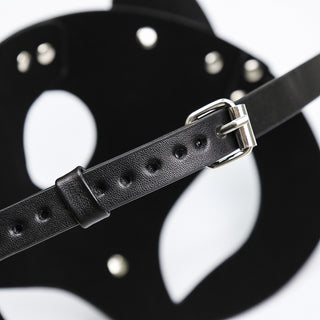 MASCARA DE ECOCUERO AJUSTABLES BUNNY GIRL