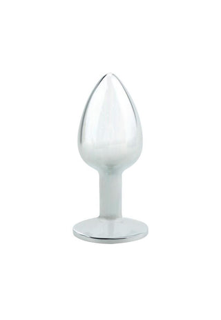 PLUG ANAL DE ACERO TALLA S CORAZON CON JOYA TORNASOL