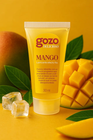 LUBRICANTE COMESTIBLE GOZO DELICIOSO SABOR MANGO EFECTO FRÍO 30ML