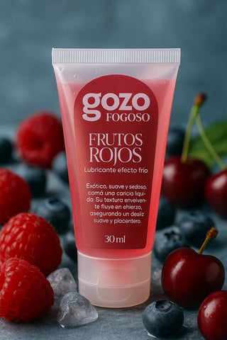 LUBRICANTE COMESTIBLE GOZO FOGOSO SABOR FRUTOS ROJOS EFECTO FRÍO 30ML