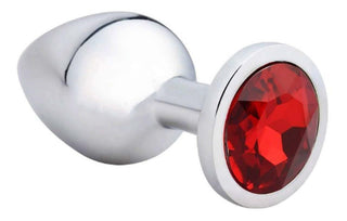 PLUG ANAL DE ACERO TALLA S  ROJO
