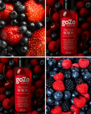LUBRICANTE COMESTIBLE GOZO FOGOSO FRUTOS ROJOS EFECTO CALOR 150ML