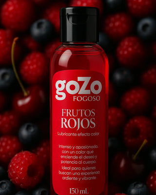 LUBRICANTE COMESTIBLE GOZO FOGOSO FRUTOS ROJOS EFECTO CALOR 150ML