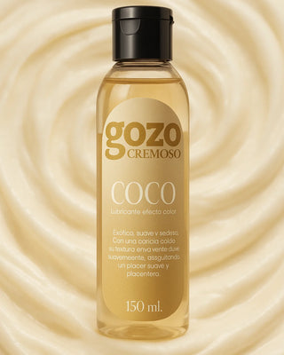 LUBRICANTE COMESTIBLE GOZO CREMOSO SABOR COCO EFECTO CALOR 150ML