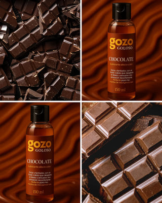 LUBRICANTE COMESTIBLE GOZO GOLOSO SABOR CHOCOLATE EFECTO CALOR 150ML