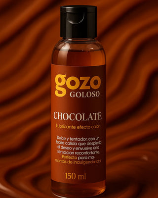 LUBRICANTE COMESTIBLE GOZO GOLOSO SABOR CHOCOLATE EFECTO CALOR 150ML