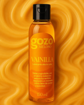 LUBRICANTE COMESTIBLE GOZO MELOSO VAINILLA EFECTO CALOR 150ML