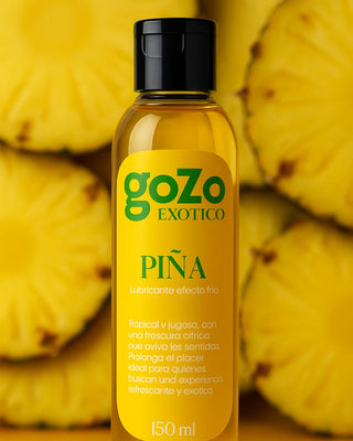 LUBRICANTE COMESTIBLE GOZO EXÓTICOSO SABOR PIÑA EFECTO FRÍO 150ML