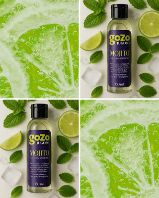 LUBRICANTE COMESTIBLE GOZO JUGOSO SABOR MOJITO EFECTO FRÍO 150ML
