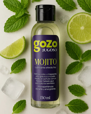 LUBRICANTE COMESTIBLE GOZO JUGOSO SABOR MOJITO EFECTO FRÍO 150ML