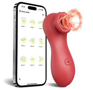 SUCCIONADOR RECARGABLE CON APP OBLINA ROJO