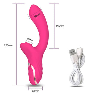 VIBRADOR CON SUCCIONADOR RODOLFO FUCSIA