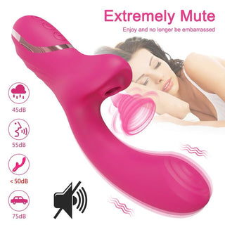 VIBRADOR CON SUCCIONADOR RODOLFO FUCSIA