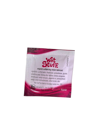 SACHET LUBRICANTE EXCITANTE A BASE DE AGUA EFECTO HORMIGUEO WET STUFF IGNIGHT 3 ML