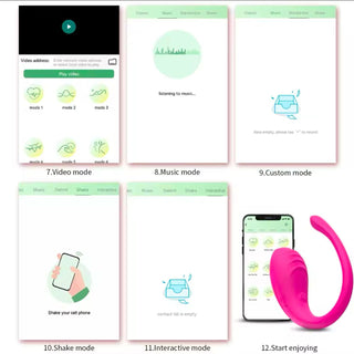 VIBRADOR CON ESTIMULADOR RECARGABLE CON APP LULU MORADO