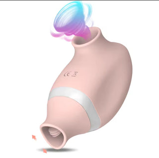 SUCCIONADOR Y LENGUITA ESTIMULADORA RECARGABLE LUCI ROSA