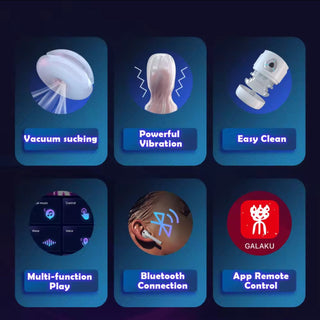 MASTURBADOR CON VIBRACION GALAKU PHANTOMX CON APP