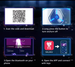MASTURBADOR CON VIBRACION GALAKU CON APP COPA