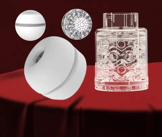 MASTURBADOR CON VIBRACION Y TEXTURA MOMONII ESPACIAL