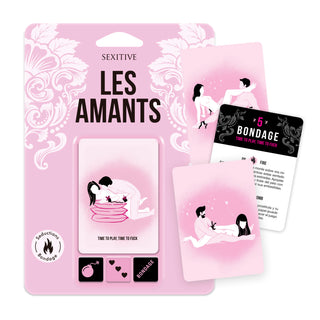 JUEGO DE CARTAS Y DADO CON POSICIONES BONDAGE SEXITIVE LES AMANTS