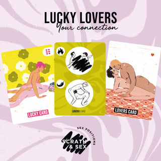 JUEGO DE CARTAS Y DADOS SEXITIVE LUCKY LOVERS BOY