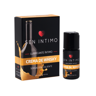 LUBRICANTE COMESTIBLE SEN INTIMO CREMA DE WHISHY CALOR 30ML