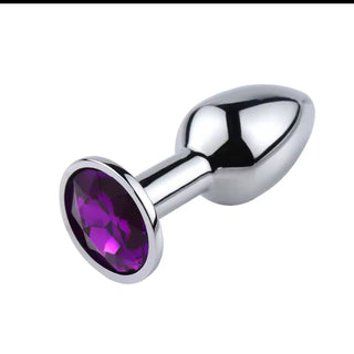 PLUG ANAL DE ACERO TALLA S MORADO