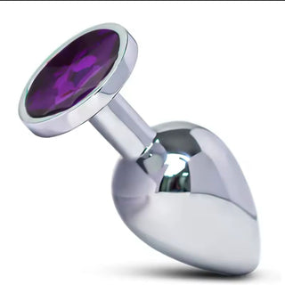 PLUG ANAL DE ACERO TALLA S MORADO