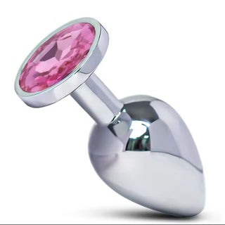 PLUG ANAL DE ACERO TALLA S ROSADO